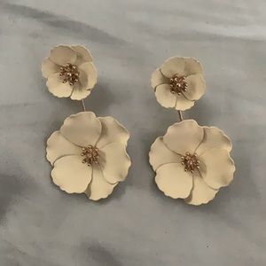 J. Crew Flower Earrings
